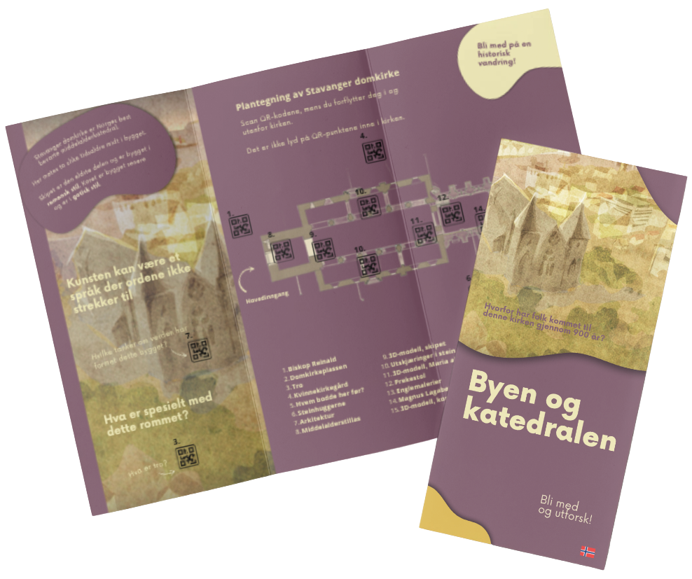 QR-løype folder